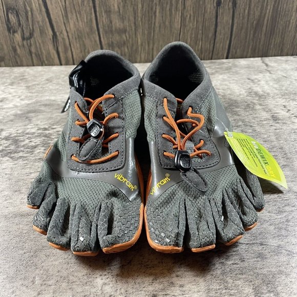 VIBRAM WOMEN'S GRAY KSO EVO FIVEFINGERS RUNNING SHOES SIZE 7-7.5 EU 37 - Picture 5 of 8